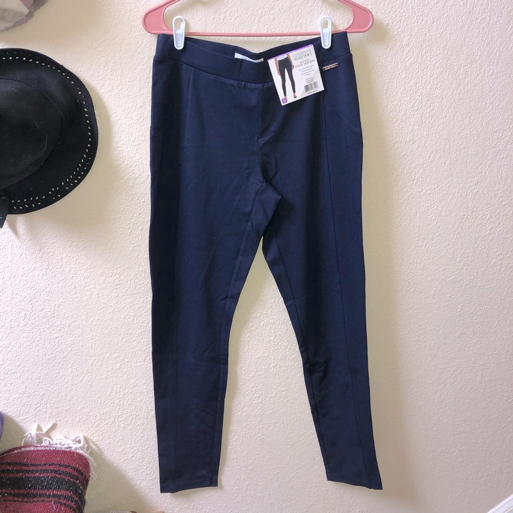 NWT Ellen Tracy Seamed Ponte Leggings
